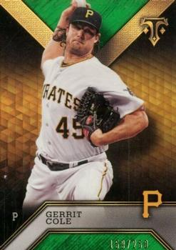 2016 Topps Triple Threads - Emerald #55 Gerrit Cole Front
