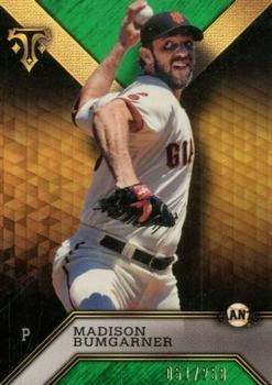 2016 Topps Triple Threads - Emerald #89 Madison Bumgarner Front