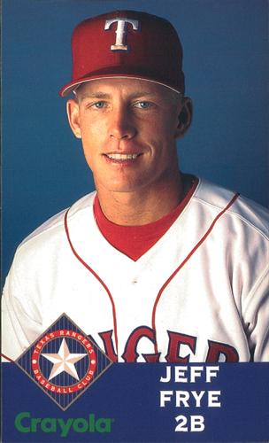 1995 Crayola Texas Rangers Photocards #NNO Jeff Frye Front