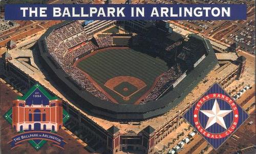 1995 Crayola Texas Rangers Photocards #NNO The Ballpark in Arlington Front