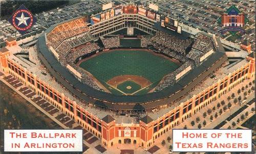 1996 Dr. Pepper Texas Rangers 3x5 #NNO The Ballpark in Arlington Front