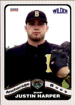 2008 Choice Anchorage Bucs #10 Justin Harper Front