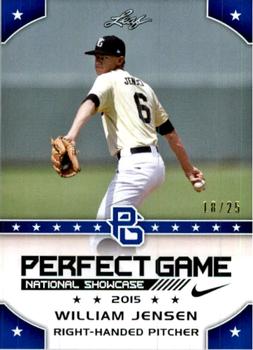 2015 Leaf Perfect Game National Showcase - Blue #291 William Jensen Front
