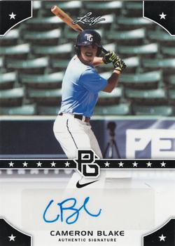 2015 Leaf Perfect Game National Showcase - Base Autograph #PG-CB1 Cameron Blake Front