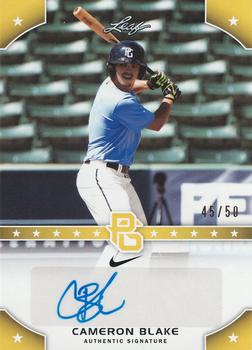 2015 Leaf Perfect Game National Showcase - Base Autograph Gold #PG-CB1 Cameron Blake Front