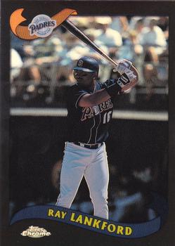 2002 Topps Chrome - Black Refractors #613 Ray Lankford  Front