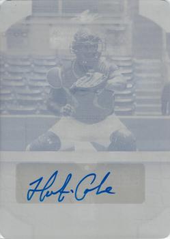 2015 Leaf Perfect Game National Showcase - Base Autograph - Printing Plates Yellow #PG-HC1 Hunter Coleman Front