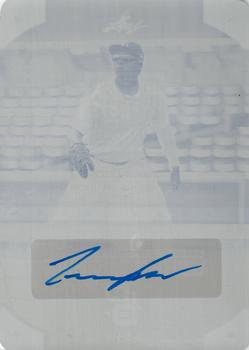 2015 Leaf Perfect Game National Showcase - Base Autograph - Printing Plates Yellow #PG-TJ1 Tanner James Front