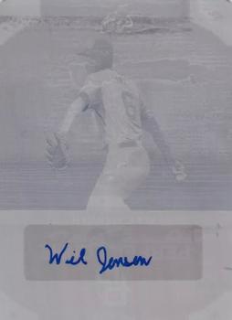 2015 Leaf Perfect Game National Showcase - Base Autograph Printing Plates Yellow #PG-WJ1 William Jensen Front