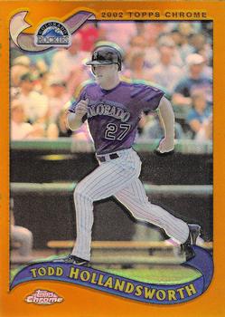 2002 Topps Chrome - Gold Refractors #185 Todd Hollandsworth  Front