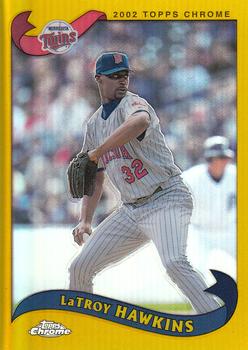 2002 Topps Chrome - Gold Refractors #254 Latroy Hawkins  Front