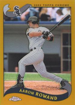 2002 Topps Chrome - Gold Refractors #454 Aaron Rowand  Front