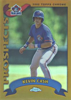 2002 Topps Chrome - Gold Refractors #672 Kevin Cash Front