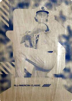 2015 Leaf Perfect Game National Showcase - All-American Classic Printing Plate Yellow #GD-KK1 Karl Kauffmann Front