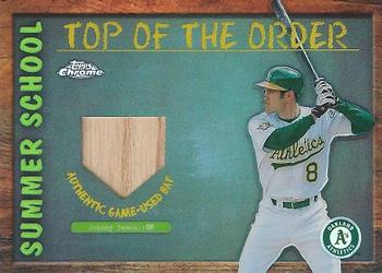 2002 Topps Chrome - Summer School Top of the Order #TOC-JD Johnny Damon Front