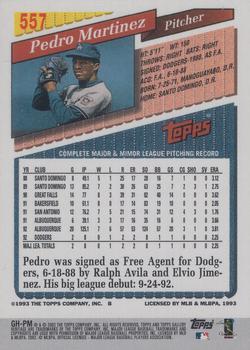 2002 Topps Gallery - Heritage #GH-PM Pedro Martinez Back