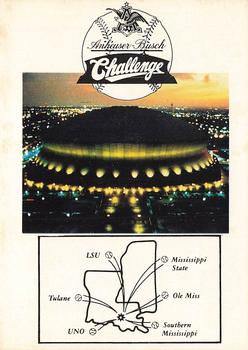 1990 Anheuser Busch Challenge #NNO Title Card Front