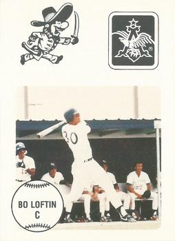 1990 Anheuser Busch Challenge #10 Bo Loftin Front