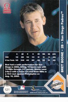 2000 Pacific Omega #121 Bret Boone Back