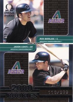2000 Pacific Omega #155 Rod Barajas / Jason Conti Front