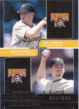 2000 Pacific Omega #203 Jimmy Anderson / Bronson Arroyo  Front