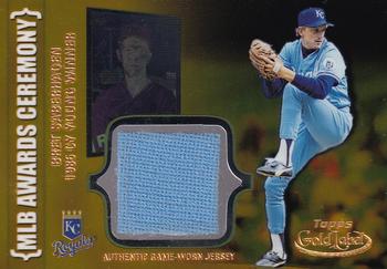 2002 Topps Gold Label - MLB Awards Ceremony Relics Class 1 Gold #ACR-BS Bret Saberhagen Front