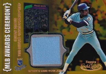 2002 Topps Gold Label - MLB Awards Ceremony Relics Class 1 Gold #ACR-FW Frank White Front