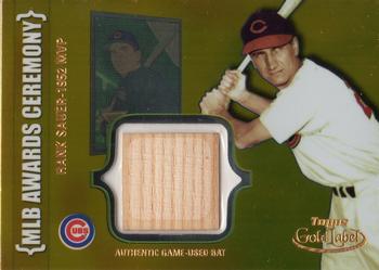 2002 Topps Gold Label - MLB Awards Ceremony Relics Class 1 Gold #ACR-HS Hank Sauer Front