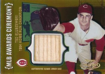 2002 Topps Gold Label - MLB Awards Ceremony Relics Class 1 Gold #ACR-TK2 Ted Kluszewski Front