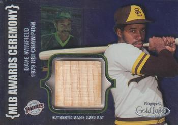 2002 Topps Gold Label - MLB Awards Ceremony Relics Class 2 Platinum #ACR-DW Dave Winfield Front