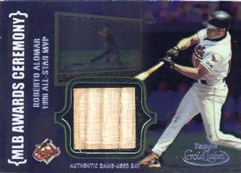 2002 Topps Gold Label - MLB Awards Ceremony Relics Class 2 Platinum #ACR-RA Roberto Alomar Front