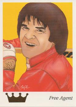 1992 Dynasty Sports Cards The Hit King #5 Pete Rose Front