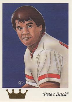 1992 Dynasty Sports Cards The Hit King #10 Pete Rose Front