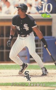 1995 Classic MLB $10 Phone Cards #NNO Frank Thomas Front