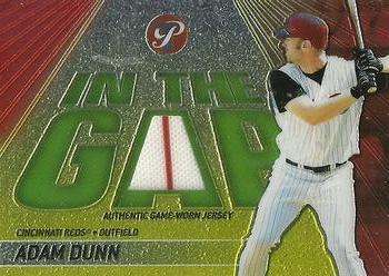 2002 Topps Pristine - In the Gap #IG-AD Adam Dunn Front