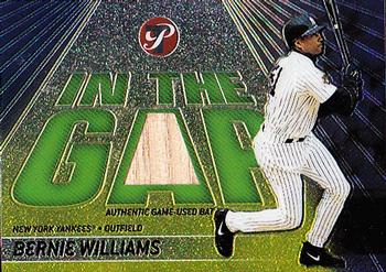 2002 Topps Pristine - In the Gap #IG-BW Bernie Williams Front