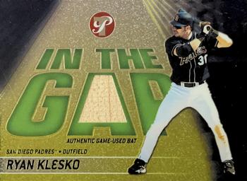2002 Topps Pristine - In the Gap #IG-RK Ryan Klesko Front
