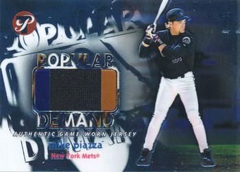 2002 Topps Pristine - Popular Demand #PD-MP Mike Piazza Front