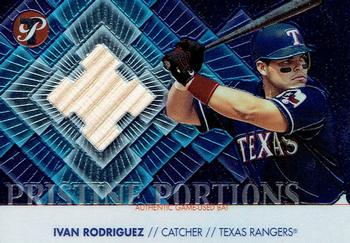 2002 Topps Pristine - Portions #PP-IR Ivan Rodriguez Front
