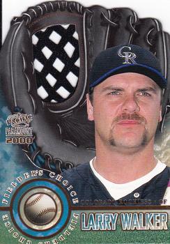 2000 Pacific Paramount - Fielder's Choice #9 Larry Walker  Front