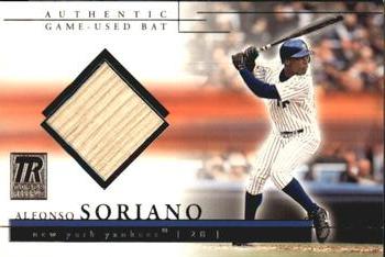 2002 Topps Reserve - Bat Relics #AS Alfonso Soriano Front