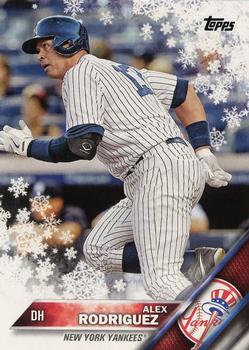 2016 Topps Holiday #HMW20 Alex Rodriguez Front