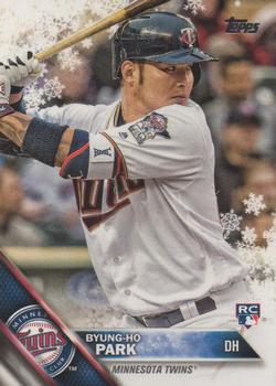 2016 Topps Holiday #HMW22 Byung-Ho Park Front