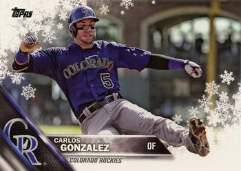 2016 Topps Holiday #HMW23 Carlos Gonzalez Front
