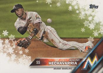 2016 Topps Holiday #HMW32 Adeiny Hechavarria Front