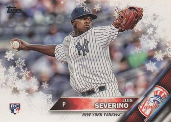 2016 Topps Holiday #HMW51 Luis Severino Front