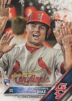 2016 Topps Holiday #HMW62 Aledmys Diaz Front