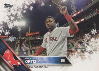 2016 Topps Holiday #HMW76 David Ortiz Front