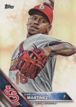 2016 Topps Holiday #HMW100 Carlos Martinez Front
