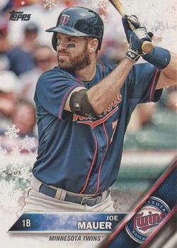 2016 Topps Holiday #HMW107 Joe Mauer Front